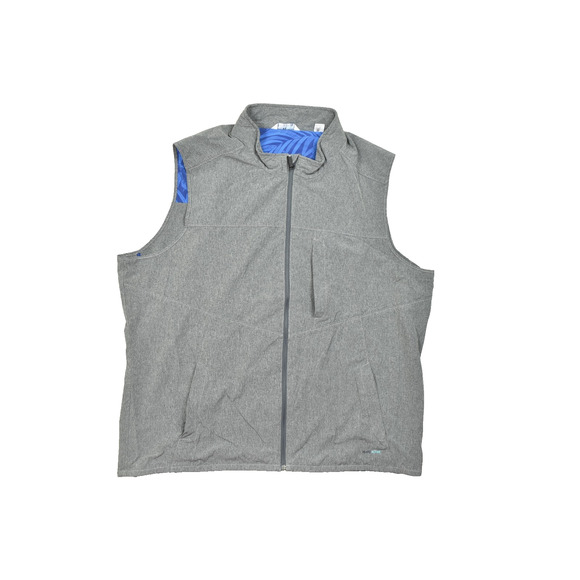 Tommy Bahama Other - Tommy Bahama IslandZone Vest Men 2XLB Heather Gray Full Zip Performance Big & Ta